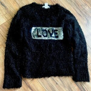 Girls Glitter Sweater
